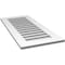 Ekena Millwork Vertical Surface Mount PVC Gable Vent: Functional, w/ 3-1/2"W x 1"P Standard Frame, 18"W x 40"H GVPVE18X4001SF - alternate 4